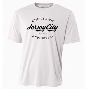 Jersey City New Jersey Chilltown Cooling Performance Crew T-Shirt