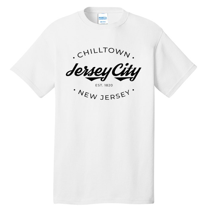 Jersey City New Jersey Chilltown Tall T-Shirt