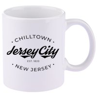 Jersey City New Jersey Chilltown 11oz C Handle Ceramic Mug