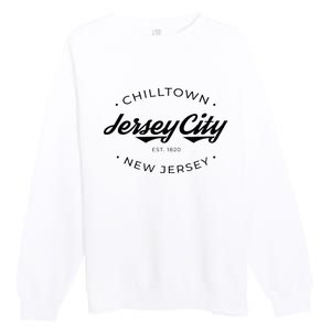 Jersey City New Jersey Chilltown Premium Crewneck Sweatshirt