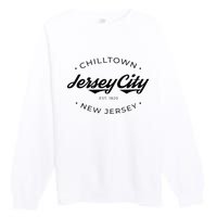 Jersey City New Jersey Chilltown Premium Crewneck Sweatshirt