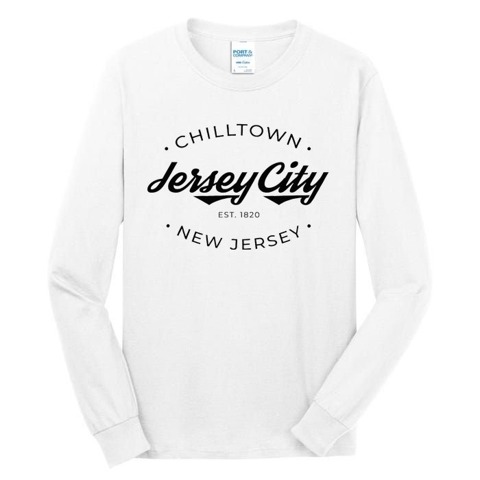 Jersey City New Jersey Chilltown Tall Long Sleeve T-Shirt