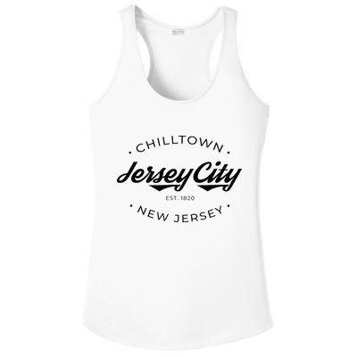 Jersey City New Jersey Chilltown Ladies PosiCharge Competitor Racerback Tank