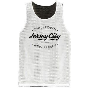 Jersey City New Jersey Chilltown Mesh Reversible Basketball Jersey Tank