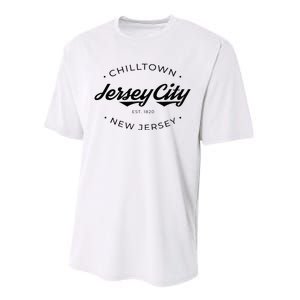 Jersey City New Jersey Chilltown Performance Sprint T-Shirt