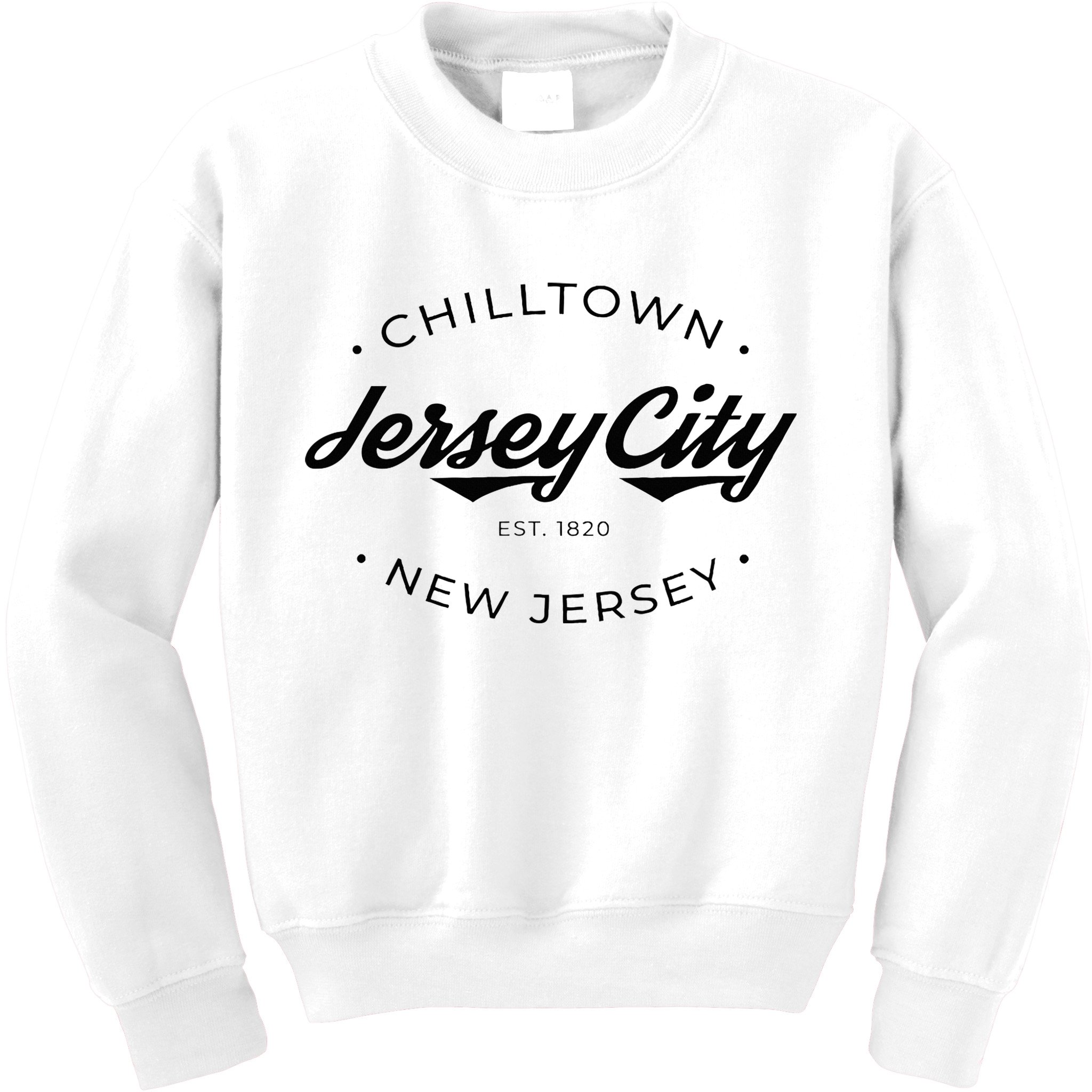 Jersey City New Jersey Chilltown Kids Sweatshirt