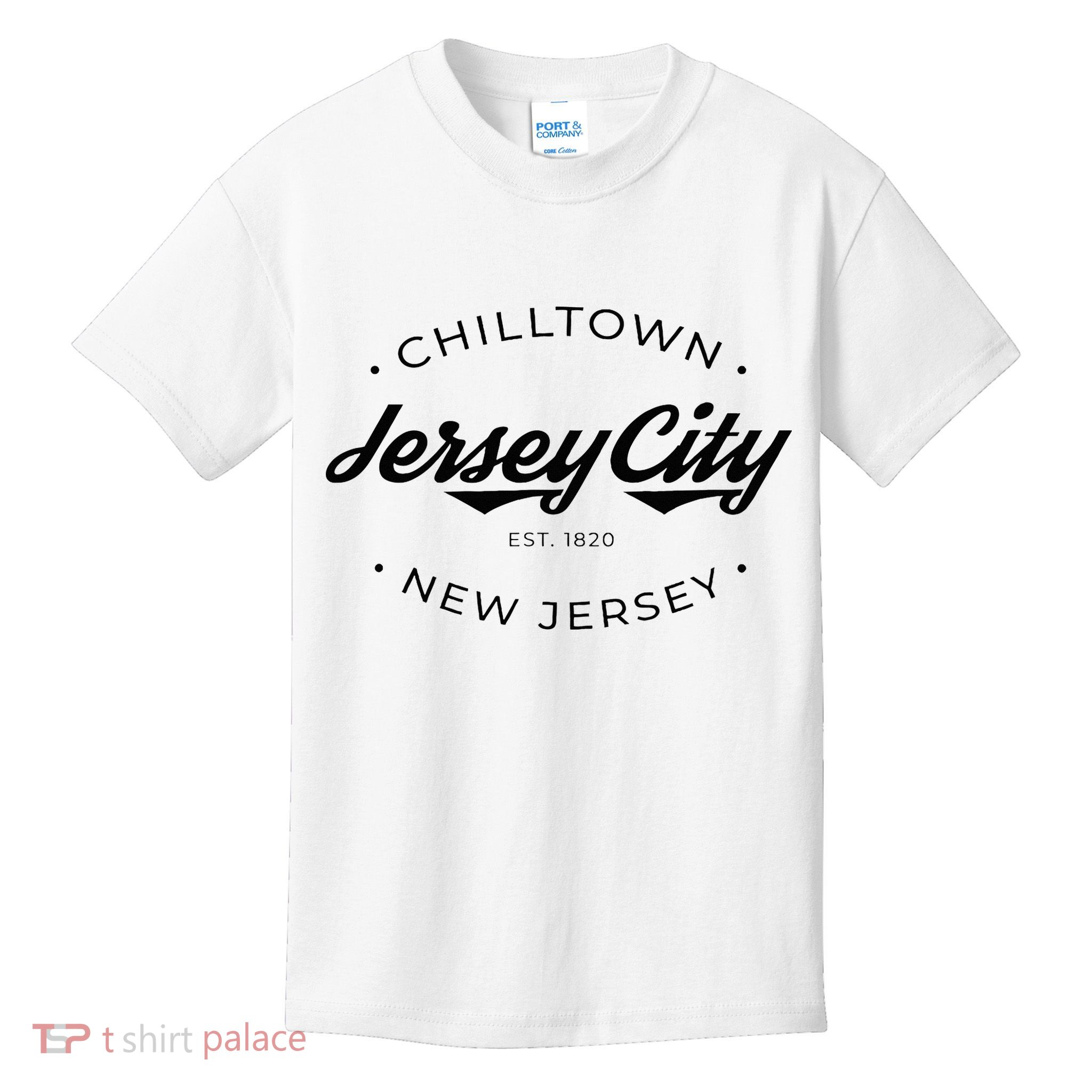 Jersey City New Jersey Chilltown Kids T-Shirt