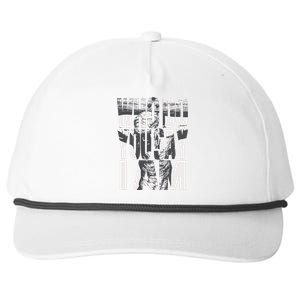 Jesus Christ On The Cross Who Do You Say I Am Christian Snapback Five-Panel Rope Hat