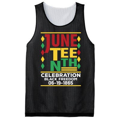 Juneteenth Celebration Of Black Freedom Mesh Reversible Basketball Jersey Tank