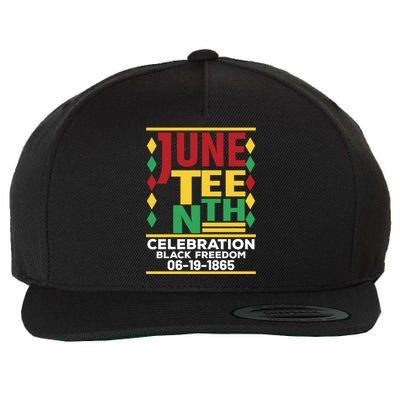 Juneteenth Celebration Of Black Freedom Wool Snapback Cap