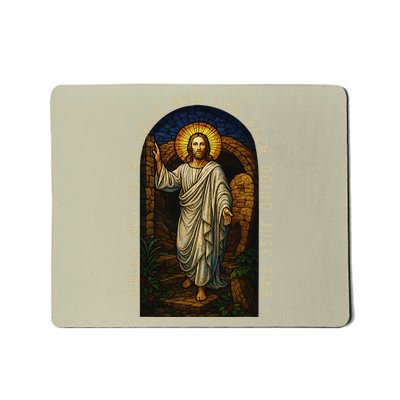 Jesus Coming Out Of My Cave And Ive Been Doing Just Fine Mousepad