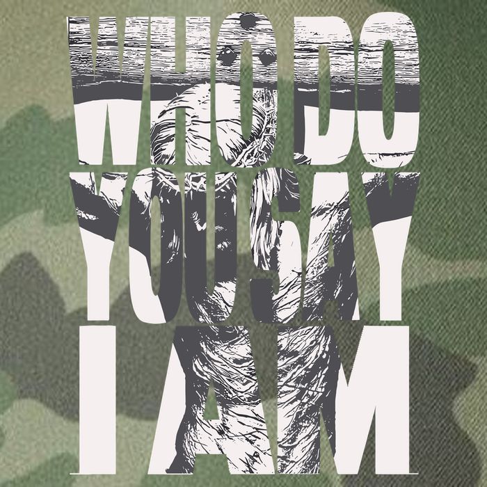Jesus Christ On The Cross Who Do You Say I Am Christian Legacy Tie Dye Trucker Hat