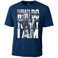 Jesus Christ On The Cross Who Do You Say I Am Christian Cooling Performance Crew T-Shirt