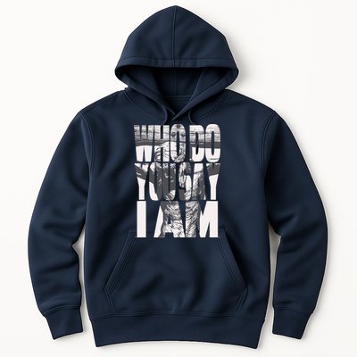 Jesus Christ On The Cross Who Do You Say I Am Christian Hoodie