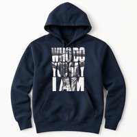 Jesus Christ On The Cross Who Do You Say I Am Christian Hoodie