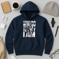 Jesus Christ On The Cross Who Do You Say I Am Christian Hoodie