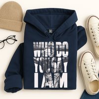 Jesus Christ On The Cross Who Do You Say I Am Christian Hoodie