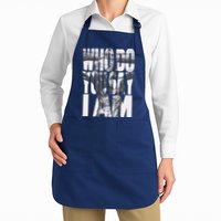 Jesus Christ On The Cross Who Do You Say I Am Christian Apron