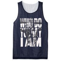 Jesus Christ On The Cross Who Do You Say I Am Christian Mesh Reversible Basketball Jersey Tank