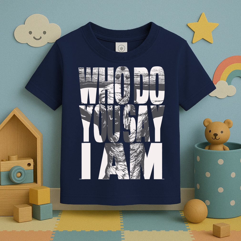 Jesus Christ On The Cross Who Do You Say I Am Christian Toddler T-Shirt