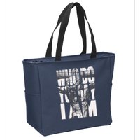 Jesus Christ On The Cross Who Do You Say I Am Christian Zip Tote Bag