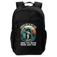 Jesus Coming Out Of My Cave And Ive Been Doing Just Fine Backpack