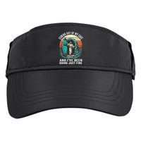 Jesus Coming Out Of My Cave And Ive Been Doing Just Fine Adult Drive Performance Visor