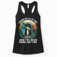 Jesus Coming Out Of My Cave And Ive Been Doing Just Fine Womens Tank Top