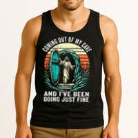 Jesus Coming Out Of My Cave And Ive Been Doing Just Fine Tank Top