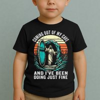 Jesus Coming Out Of My Cave And Ive Been Doing Just Fine Toddler T-Shirt