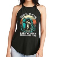 Jesus Coming Out Of My Cave And Ive Been Doing Just Fine Women's Perfect Tri Rocker Tank