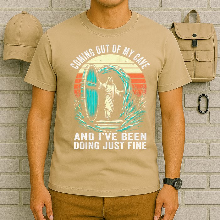 Jesus Coming Out Of My Cave And Ive Been Doing Just Fine T-Shirt