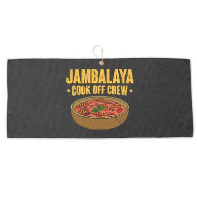 Jambalaya Cook Off Crew Louisiana Competition Cooking Cute Gift Large Microfiber Waffle Golf Towel