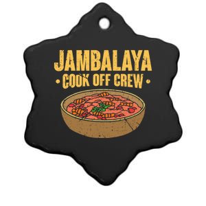 Jambalaya Cook Off Crew Louisiana Competition Cooking Cute Gift Ceramic Star Ornament