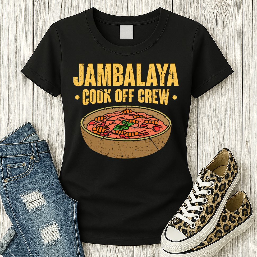 Jambalaya Cook Off Crew Louisiana Competition Cooking Cute Gift Womens T-Shirt