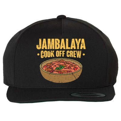 Jambalaya Cook Off Crew Louisiana Competition Cooking Cute Gift Wool Snapback Cap