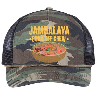 Jambalaya Cook Off Crew Louisiana Competition Cooking Cute Gift Retro Rope Trucker Hat Cap