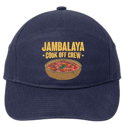 Jambalaya Cook Off Crew Louisiana Competition Cooking Cute Gift 7-Panel Snapback Hat