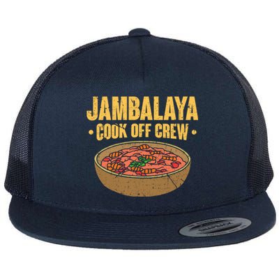 Jambalaya Cook Off Crew Louisiana Competition Cooking Cute Gift Flat Bill Trucker Hat