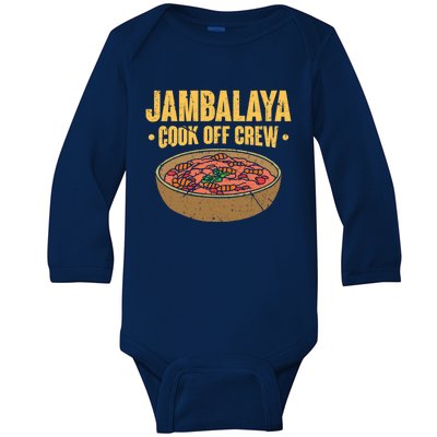 Jambalaya Cook Off Crew Louisiana Competition Cooking Cute Gift Baby Long Sleeve Bodysuit