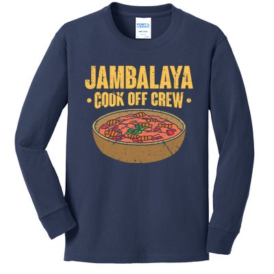 Jambalaya Cook Off Crew Louisiana Competition Cooking Cute Gift Kids Long Sleeve Shirt