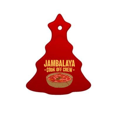 Jambalaya Cook Off Crew Louisiana Competition Cooking Cute Gift Ceramic Tree Ornament