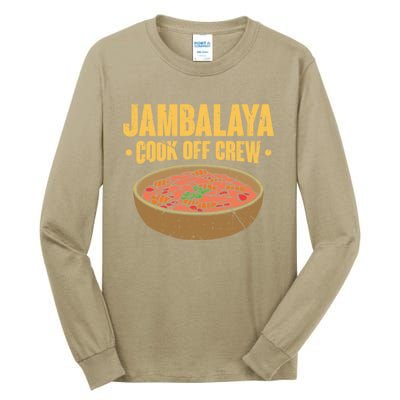 Jambalaya Cook Off Crew Louisiana Competition Cooking Cute Gift Tall Long Sleeve T-Shirt