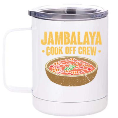 Jambalaya Cook Off Crew Louisiana Competition Cooking Cute Gift 12 oz Stainless Steel Tumbler Cup