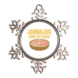 Jambalaya Cook Off Crew Louisiana Competition Cooking Cute Gift Metallic Star Ornament