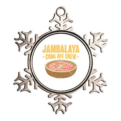 Jambalaya Cook Off Crew Louisiana Competition Cooking Cute Gift Metallic Star Ornament