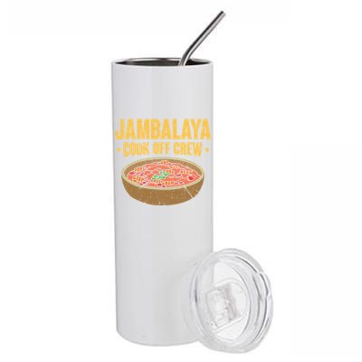 Jambalaya Cook Off Crew Louisiana Competition Cooking Cute Gift Stainless Steel Tumbler