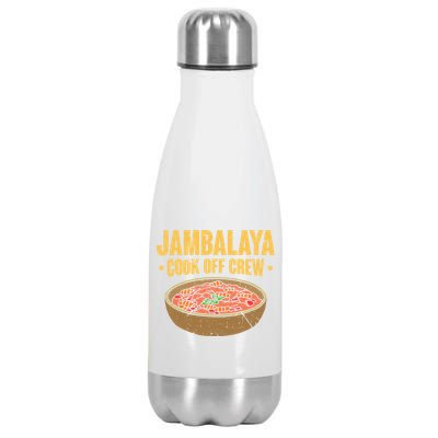 Jambalaya Cook Off Crew Louisiana Competition Cooking Cute Gift Stainless Steel Insulated Water Bottle