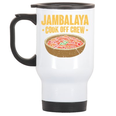 Jambalaya Cook Off Crew Louisiana Competition Cooking Cute Gift Stainless Steel Travel Mug