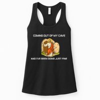 Jesus Coming Out Of My Cave And I've Been Doing Just Fine Womens Tank Top
